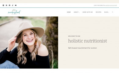 nourishedwithjessica.com screenshot