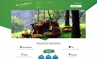 nousvoshorizons.org screenshot