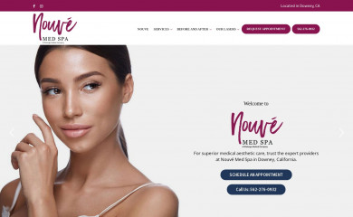 nouvemedspa.com screenshot
