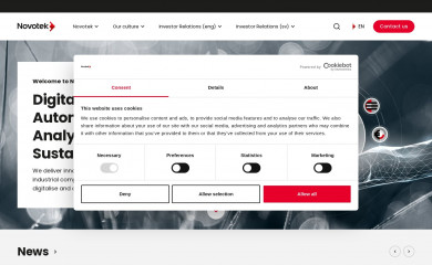 novotek.com screenshot
