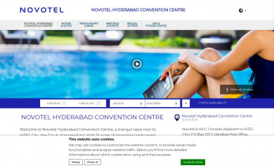 novotelhyderabad.com screenshot