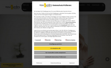 nova-sedes.de screenshot