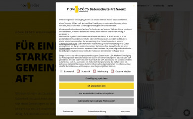nova-sedes.de screenshot