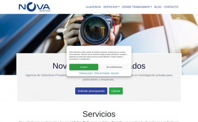 novadetectives.es screenshot
