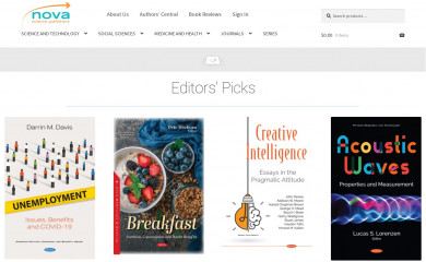 novapublishers.com screenshot