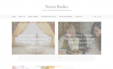noviabrides.co.nz screenshot