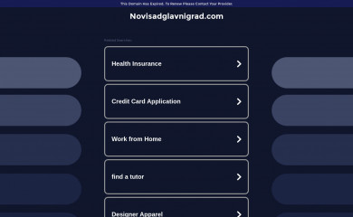novisadglavnigrad.com screenshot