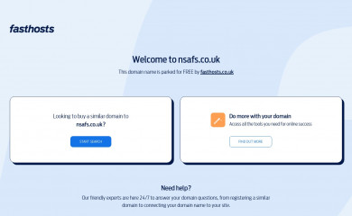 nsafs.co.uk screenshot