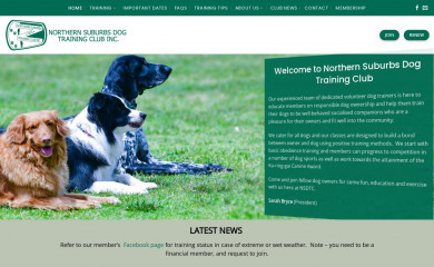 nsdogtraining.org.au screenshot