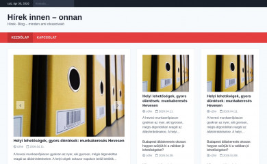 o2hir.hu screenshot