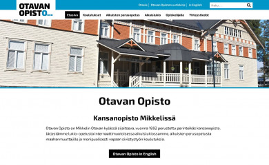 otavanopisto.fi screenshot