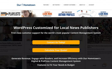 http://our-hometown.com screenshot