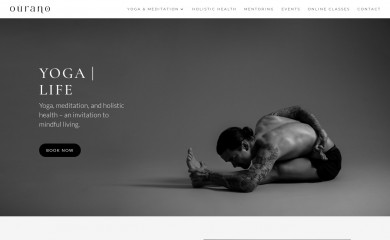ouranoyoga.com screenshot