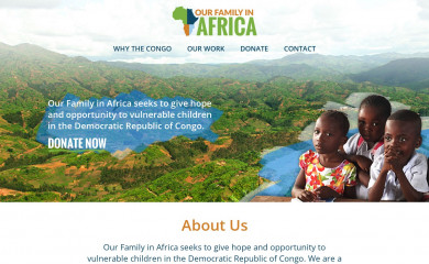 ourfamilyinafrica.org screenshot