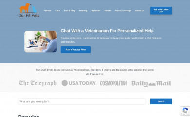 ourfitpets.com screenshot