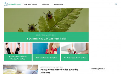 ourhealthdepot.com screenshot