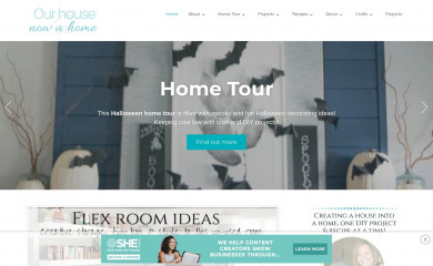 http://ourhousenowahome.com screenshot