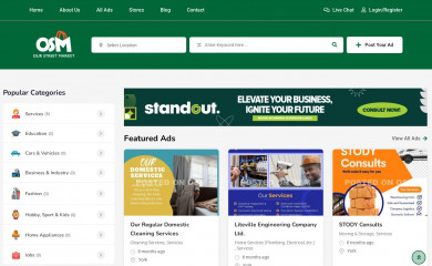 ourstreetmarket.com screenshot