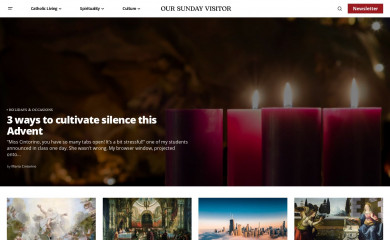 oursundayvisitor.com screenshot