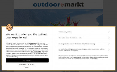 outdoormarkt.com screenshot