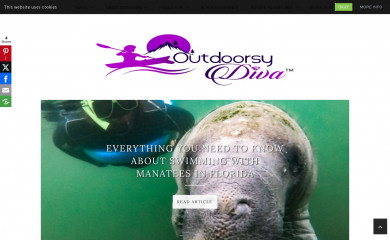 outdoorsydiva.com screenshot