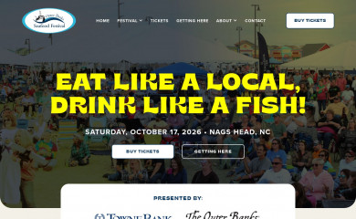 outerbanksseafoodfestival.org screenshot