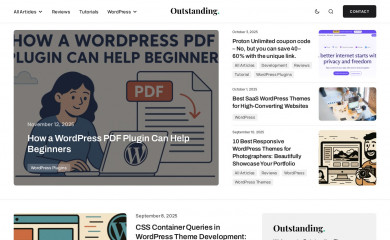 outstandingthemes.com screenshot