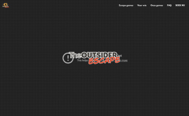 outsiderescape.be screenshot