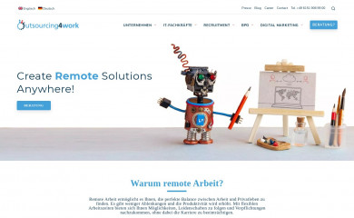outsourcing4work.de screenshot