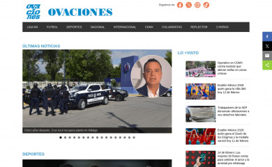 ovaciones.com screenshot