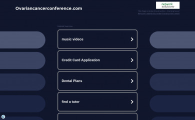 ovariancancerconference.com screenshot