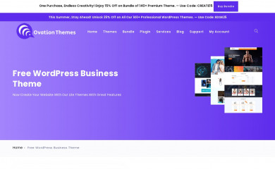 https://www.ovationthemes.com/products/free-wordpress-business-theme screenshot