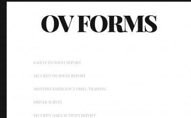 ovforms.org screenshot