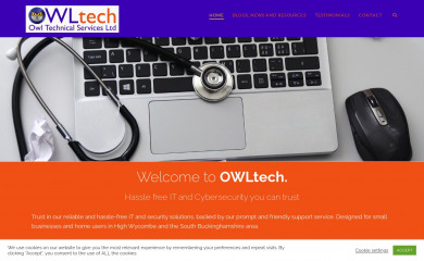 owltech.co.uk screenshot