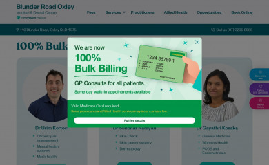 oxleymedicalcentre.com.au screenshot