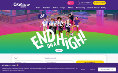 oxygenactiveplay.co.uk screenshot