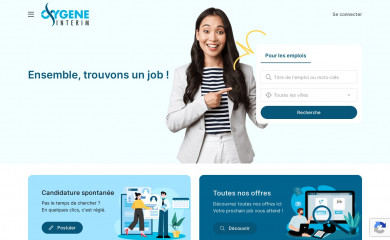 oxygene-interim.fr screenshot