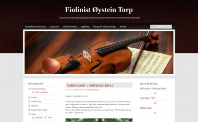 oysteintorp.com screenshot