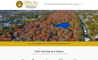 oysterbaytown.com screenshot