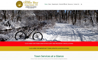 oysterbaytown.com screenshot