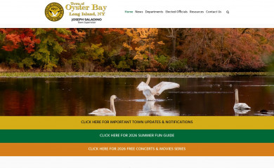 oysterbaytown.com screenshot