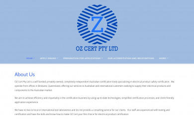 ozcert.com.au screenshot