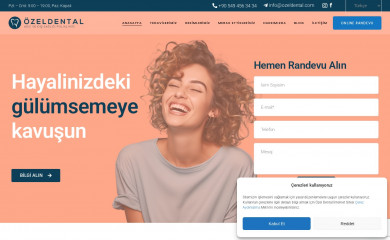 ozeldental.com screenshot