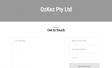 ozkez.com.au screenshot
