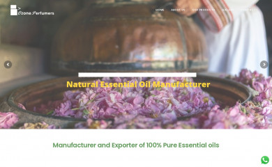 ozoneperfumers.com screenshot