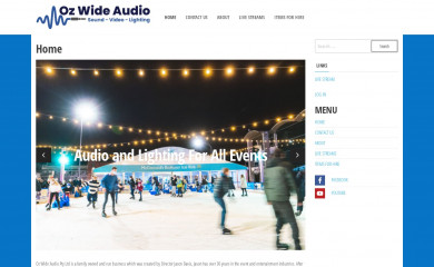 ozwideaudio.com.au screenshot