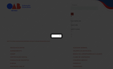oabguarulhos.org.br screenshot