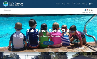 oakgroveswim.com screenshot