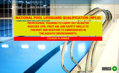 oaklandspool.org.uk screenshot