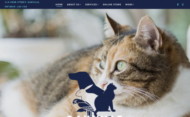 oakvilleanimalclinic.com screenshot